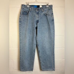 Vintage 1990’s Levi’s Strauss Co SilverTab Denim Lightwashed Made In USA Jeans